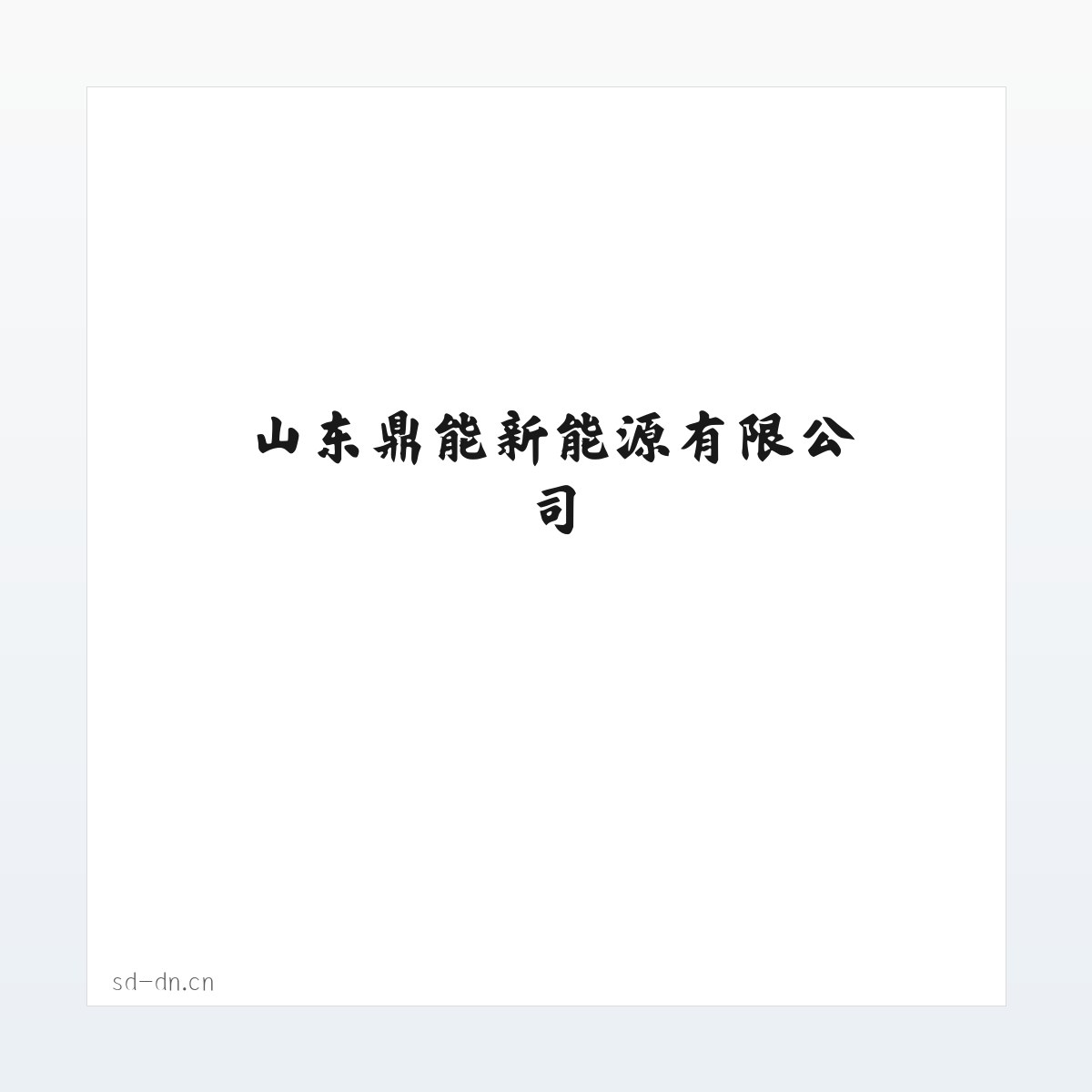 山东鼎能新能源有限公司 方图