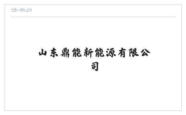 山东鼎能新能源有限公司 缩略图